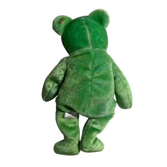 Vintage 1998 Ty Beanie Baby Kicks Soccer Bear Original Tags Mint - Picture 2 of 3